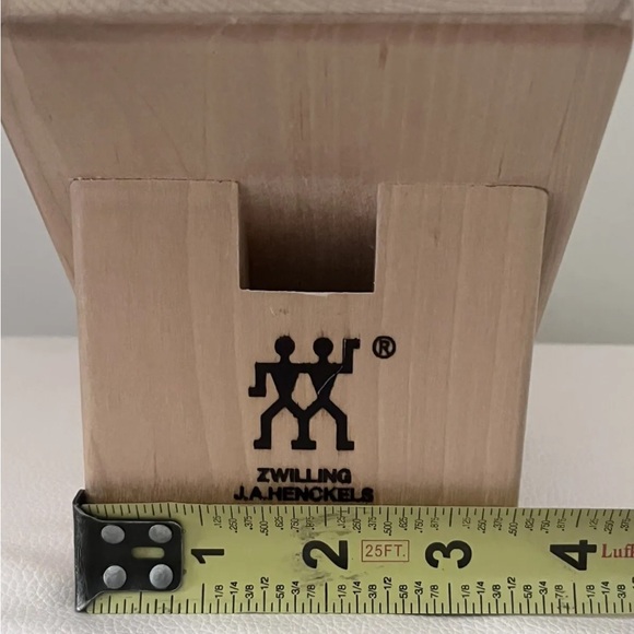 J. A. Henckels International 9 Slot Hardwood Knife Storage Block - Picture 4 of 6